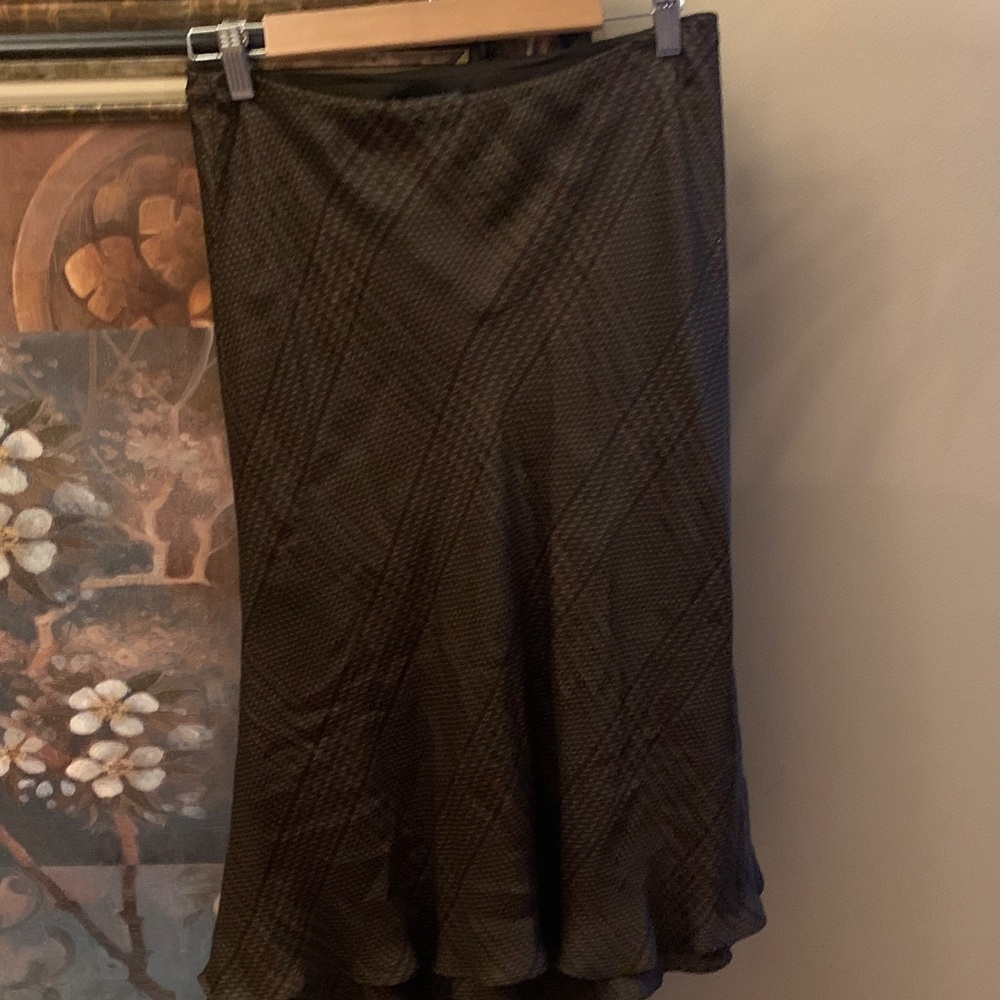 Ralph Lauren Dark Patterned Midi Skirt